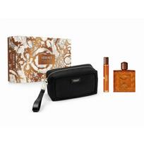 Dovanų rinkinys Versace Eros Najim 100 ml EDP + 10 ml miniatiūra + kosmetinė, šilta karamelė, oud, ilgai išliekantis