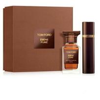 Kvapų rinkinys Tom Ford Private Blend Ébène Fumé medienos ir ambros kvapo parfumuotas vanduo 50 ml + 10 ml