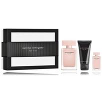 Kvepalų dovanų rinkinys Narciso Rodriguez For Her EDP 50 ml + mini EDP + kūno losjonas, gėlių–muskuso, elegantiškas