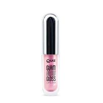 Lūpų blizgesys Quiz Cosmetics Glam Glow Gloss Nr. 11 rožinis metalinis, ricinos aliejus, vitaminas E