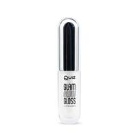 Lūpų blizgis Quiz Glam Glow Gloss skaidrus ricinos aliejus ir vitaminas E