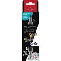 Black Edition akrilinis žymeklis juodas FABER-CASTELL