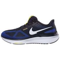 Nike Air Zoom Structure 25 Juodi Raciniai Mėlyni Vyriški Sportbačiai Saulės Laikrodžio Balti DJ7883-003 44