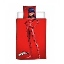 „Miraculous Ladybug“ patalynės užvalkalas 140×200cm, 65×65 cm