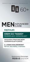 Dieninis kremas AA Men Advanced Care Repair 60+ nuo raukšlių, maitinamasis, 50 ml