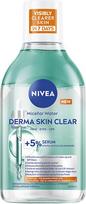 Micelinis vanduo NIVEA Derma Skin Clear 400 ml giliam valymui, į netobulumus linkusiai odai, su serumu