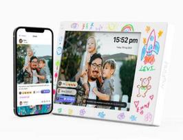 DIGITAL PHOTO FRAME DOODLE 9/WHITE FF0901SA-WE01 MYFIRST