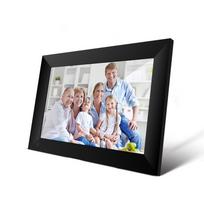 P100 WiFi skaitmeninis paveikslų rėmelis 10,1 colio 16GB Smart Electronics nuotraukų rėmelis APP Valdymas Siųsti nuotraukas Push Video Touch Screen 800x1280 IPS LCD skydelis EU Plug juoda