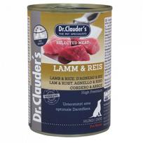 Dr.Clauder's lamb&rice 400g konservai šunims su ėriena, ryžiais, prebiotikais, Svoris 400 g