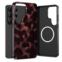 Tech-Protect Lamano MagSafe Case for Samsung Galaxy S26 Ultra - Brown and Black