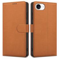 Dėklas Fancy Wallet Samsung S947 S26 Plus rudas