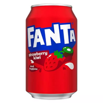 Gazuotas gaivusis gėrimas FANTA (BRAŠKIŲ IR KIVIŲ SK.), 330ml Gazuotas gaivusis gėrimas FANTA (BRAŠKIŲ IR KIVIŲ SK.), 330ml