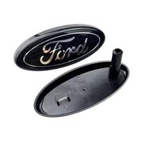 Naujas 2026 m. automobilio lipdukas Ford Naujas 2025 m. Karštas 14,5x6,5 cm ABS automobilio priekinis emblemos ženklelis Ford Focus 2 3 Mondeo Fiesta Ranger Mustang Kug