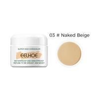 EELHOE Body Concealer Skystas vandeniui atsparus pagrindas Cream Body Foundation balinamasis kremas Kūno odos blizgesys korektorius makiažas Ivory 10g