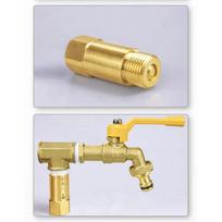 Heavy-Duty Brass Antifreeze Valve G1/2 Brass Drain Valve, Antifreeze And Ice Valve For Outdoor Pipeline Freeze Protection DN15 1-4 temperature