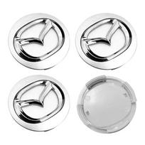 4 vnt. Ratlankio centrinio dangtelio logotipas Stebulės dangtelis Ženklelis Emblema Ilga koja 18MM 56MM ID53MM Nauji modeliai Skirta Mazda 3 Atenza Axela CX3 CX4 CX5 CX7 juoda