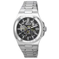 Ingersoll „Catalina“ nerūdijančio plieno skeletas, juodas ciferblatas, automatinis vyriškas laikrodis I12501 juoda