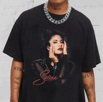 SELENA QUINTANILLA marškinėliai, Quintanilla gerbėjas, 90-ųjų Quintanilla, Selena Karalienė Tee Unisex marškinėliai M black