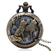 Senovinės kinų Zodiako kvarco kišeninio laikrodžio karoliai pakabukai, dovanos, kolekcinės dovanos vyrams, moterims
