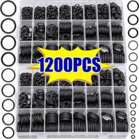 1200-Piece Nitrile Rubber O-Ring Set: Silicone Waterproof, Wear-Resistant Rings