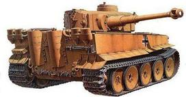 Tamiya vokiečių tankas Tiger I (ankstyvos gamybos) 1/35 35227