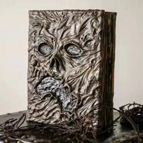 Necronomicon Dark Magic Prop Demon Evil Dead Summon Book Altoriaus ceremonija Svetainės dekoras Helovino dekoravimas darbalaukyje
