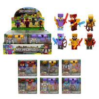 My WORLD Minecraft stiliaus žmogeliukų rinkinys - rinkinyje vienas herojus