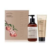 BEYOND Total Recovery Pagrindinis kūno rinkinys - Anti-aging ir giliai drėkinantis duetas (Dušo želė 300ml + Kūno losjonas 150ml)