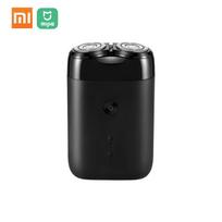 „Xiaomi Mijia“ elektrinis skustuvas 2 plūduriuojančia galvute, vandeniui atsparus šlapiam sausam skustuvo dvigubo žiedo peiliuku USB juoda