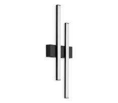 Telefunken - lauko sieninis LED šviestuvas 2xLED/4W/230V IP44 juodas