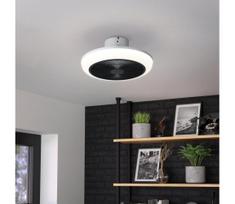 Eglo 35198-LED lubų ventiliatorius SAYULITA 3xLED/8,5W/230V Ø 45,5 cm juodas, su nuotoliniu pultu