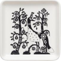 Iittala Lėkštė užkandžiams Taika 12 x 12 cm, juoda