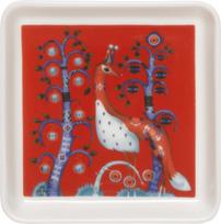 Iittala Lėkštė užkandžiams Taika 12 x 12 cm, raudona