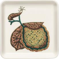 Iittala Lėkštė užkandžiams Taika Sato 12 x 12 cm, baltai žalia