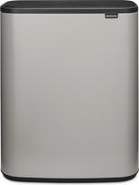 Brabantia Šiukšliadėžė Bo Touch Bin 2 x 30 l, sidabrinė