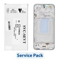 ServicePack LCD ekranas SAMSUNG A26 5G A266B balta GH82-37049B