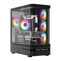 MODECOM Volcano AQ200 ARGB Midi Juoda