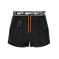 Nike x OFF-WHITE bendro prekės ženklo vintažiniai sportiniai šortai moterims juodi BV8051-010 M