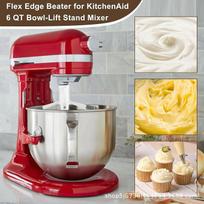 KitchenAid 6QT Lift Stand Mixer Flexible Edge Bowl Scraper Accessory