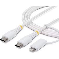 Startech USB-C to USB-C/Lightning Charging Cable, 60W, 1m 1M-U2-LNTC-CABLE
