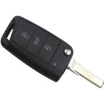 Raktų dėklas VW Polo Golf 7 T-Roc Tiguan Seat Ibiza Leon Ateca Arona Toledo Skoda Fabia Octavia - 3 mygtukai Phonillico®