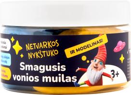 Vonios modelinas - muilas KAKĖ MAKĖ, 300 g, geltonas - mėlynas