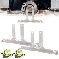 Ratų suvedimo įrankis su 2 matavimo juostomis, Automobilinis nerūdijančio plieno suvedimo įrankių rinkinys automobiliui, sunkvežimiui, visureigiui