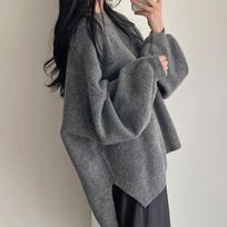 Lazy Style Oversize Femme Pullover Tops Office Lady Soft Long Sleeve Autumn  OL Warm Chic Women Knitwear Sweaters Jumpers ONE SIZE abrikosas