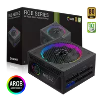 Gamemax Power Supply, 80 PLUS, Gold | RGB 750G | 750 W
