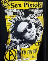 Sid Vicious Sex Pistols Punk Grupės Trumpas Marškinėlis Vyrams Moterims Medvilninis Marškinėlis MC313 Unisex Marškinėlis XXL
