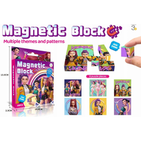 K-Pop Demon Hunters magnetinis blokelių rinkinys / galvosūkis - 25 vnt.