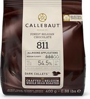 "Callebaut Finest" geriausias belgiškas tamsusis rudasis šokoladas 400g