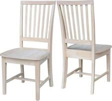 "International Concepts" šoninės kėdės "Mission Side Chair", 2 vnt.