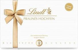 "Lindt" šokoladas | "Pralinés High Fine Box" | 120 g | 12 puikių 7 rūšių šokoladinių saldainių, iš dalies su alkoholiu | Šokoladinė dovana